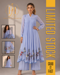 Floral Embroidered Anarkali Suit Co-ord Set